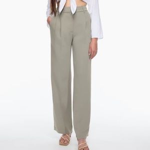 Wilfred Effortless Pant in Basalt Grey Size 10 NWT Sz 10